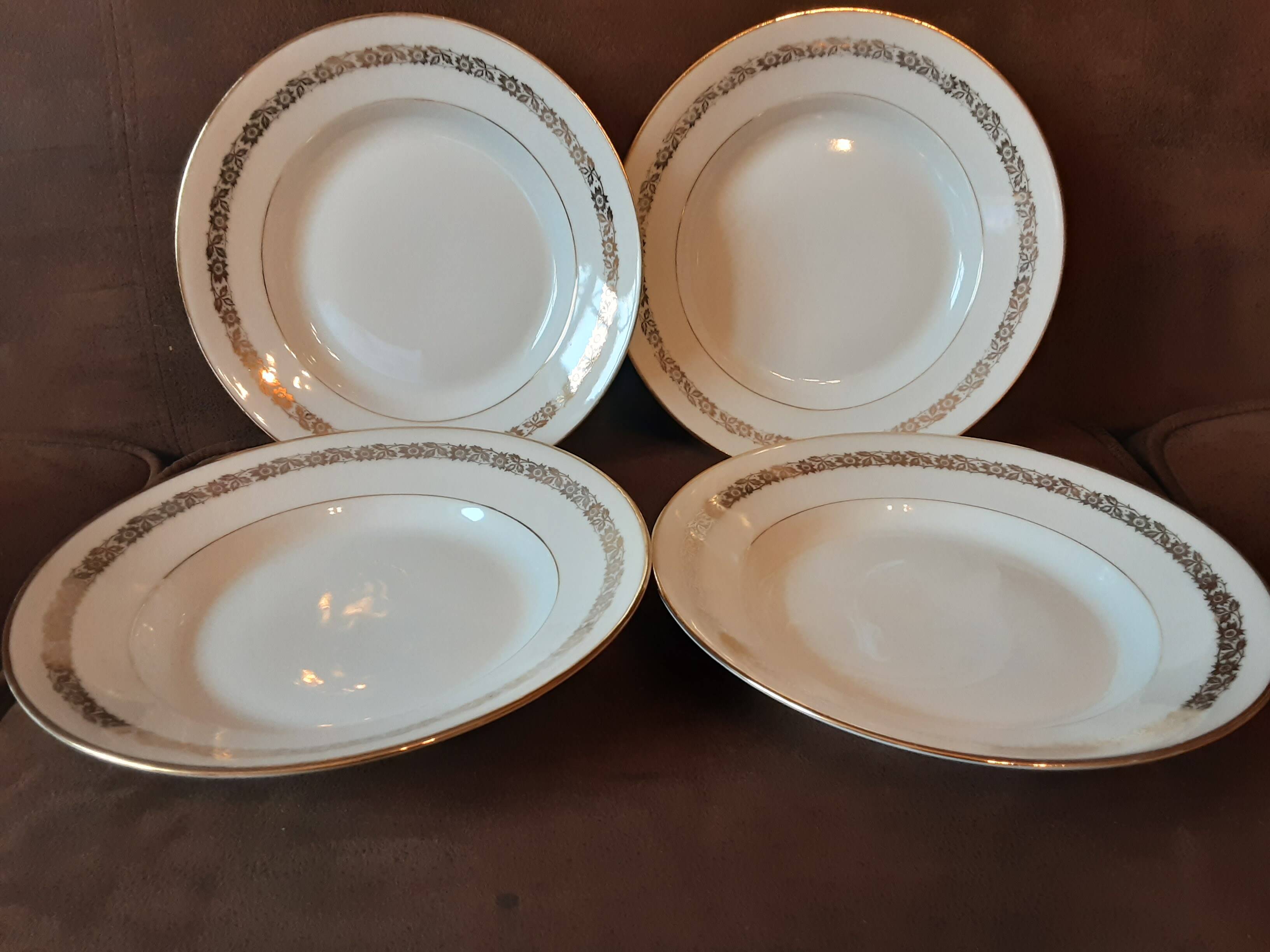 Set of 4 deep plates P F C
