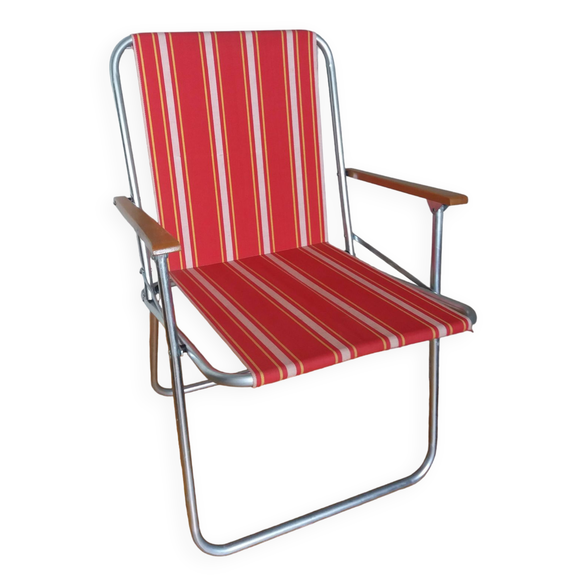 Folding garden or camping armchair