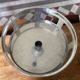 Vintage champagne bucket holder in silver metal