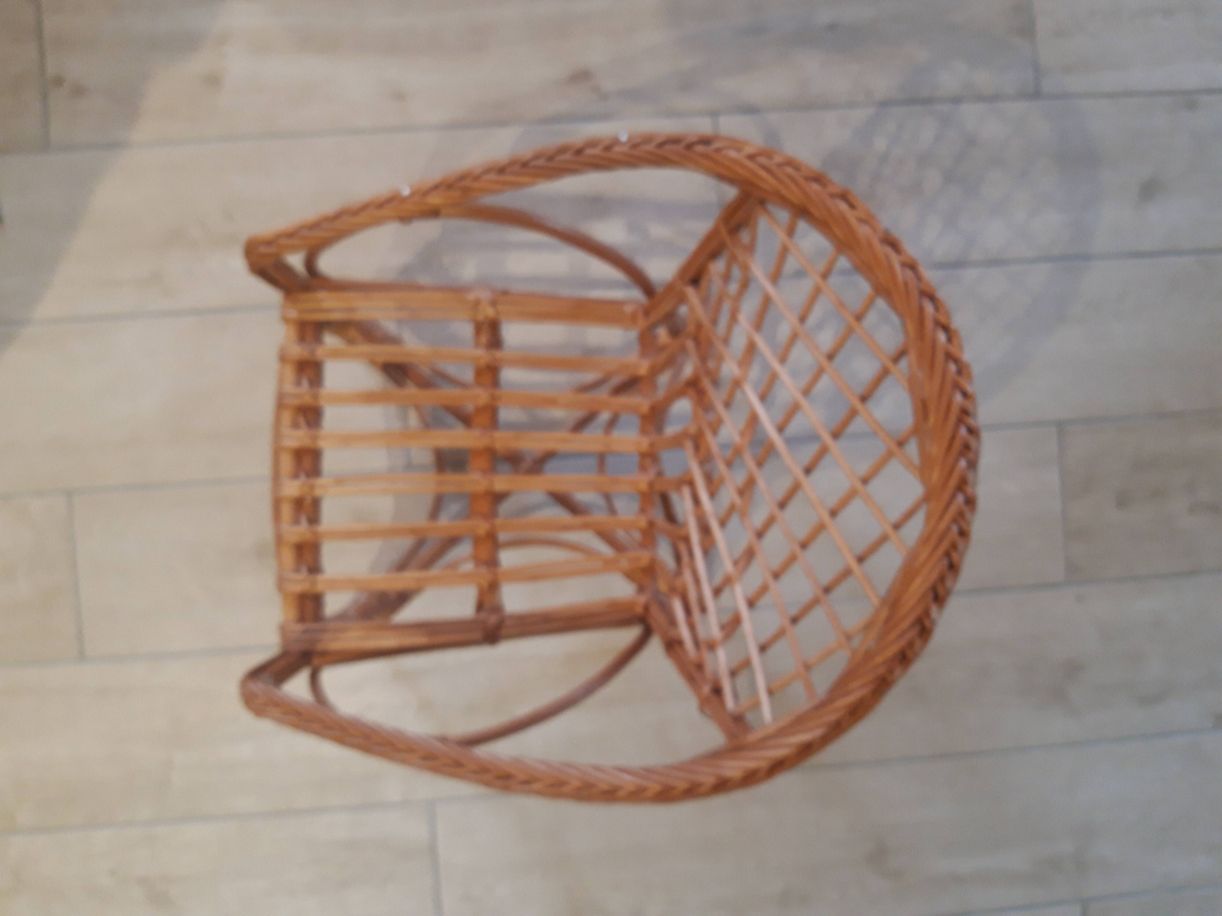 Two wicker child chairs