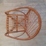 Two wicker child chairs