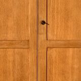 Parisian wardrobe solid oak raw 1940