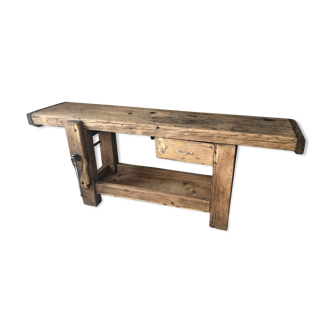 Established old industrial carpenter's wood