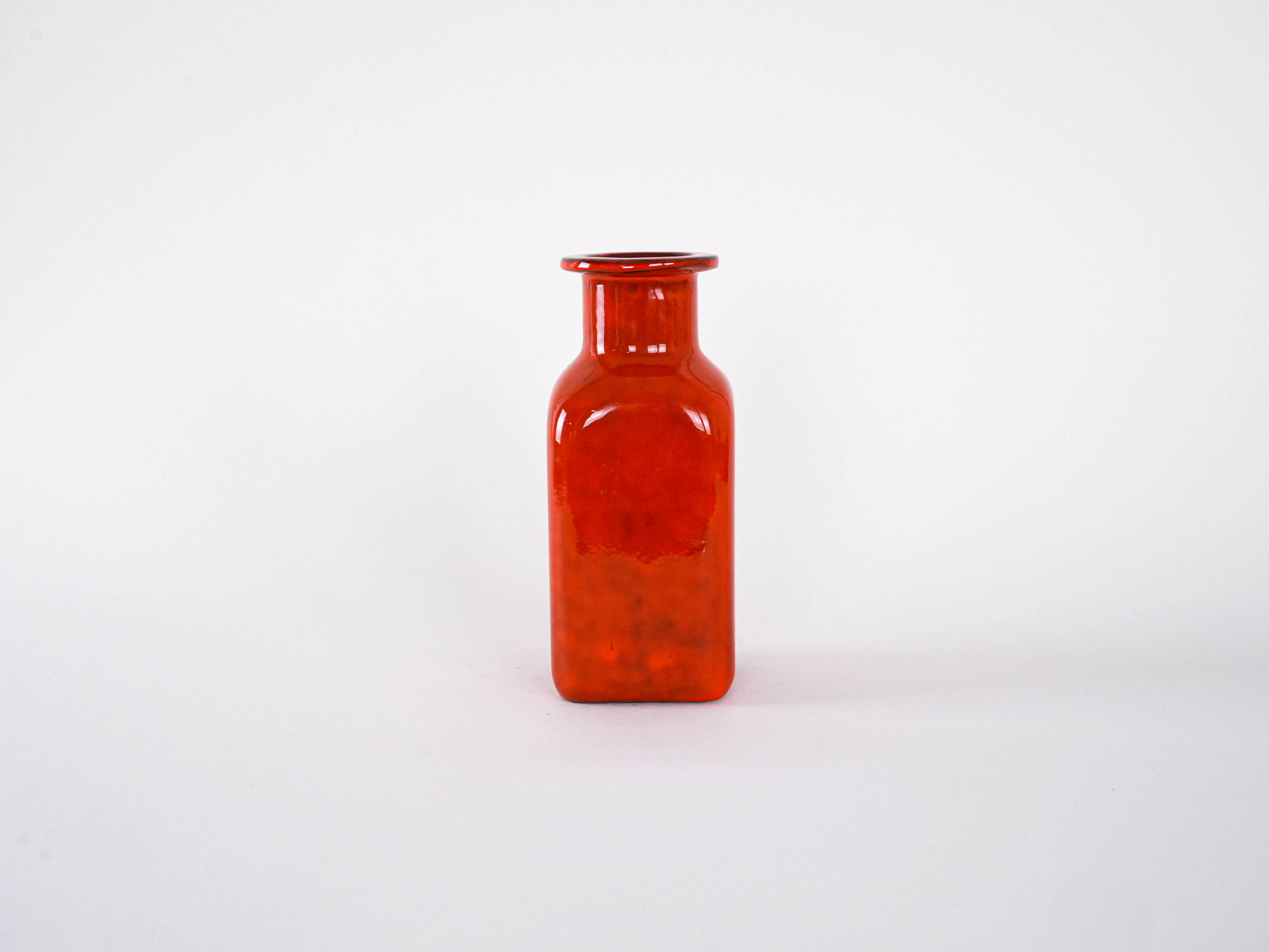 Ceramic vase, Italian design, 1960s, made in Italy