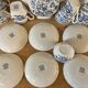 Blue Onion tea service by Myott Meakin 1982