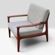 Eugen Schmidt Soloform vintage Teak Sofa und 2 Sessel