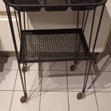 Eiffel feet serving table in the style of Mathieu Matégot