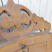 Golden wooden mirror, glazing, Italian, vintage decoration
