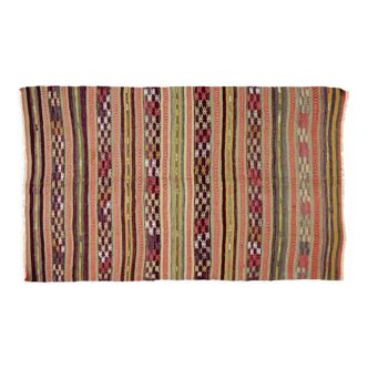 Tapis kilim artisanal anatolien 255 cm x 162 cm