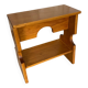 Accent Furniture Stool Wood Brutalist Vintage #D623