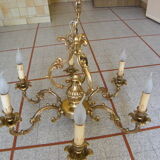 Brass chandelier 6 branches