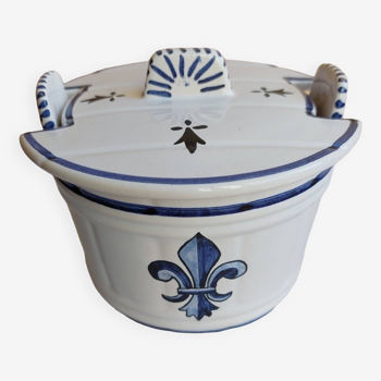 Pot with lid Brittany France theme