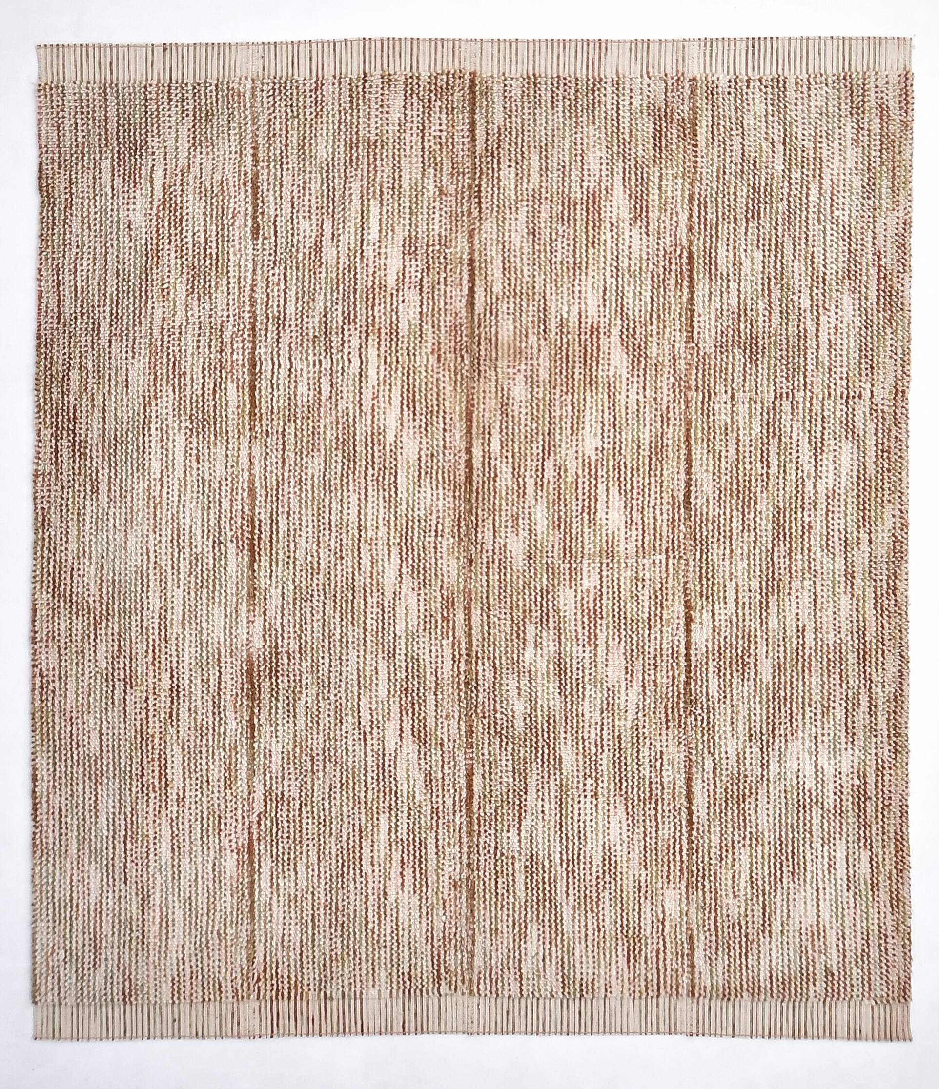 8x10 Terracotta Wool Turkish Vintage Rug, 269x300Cm