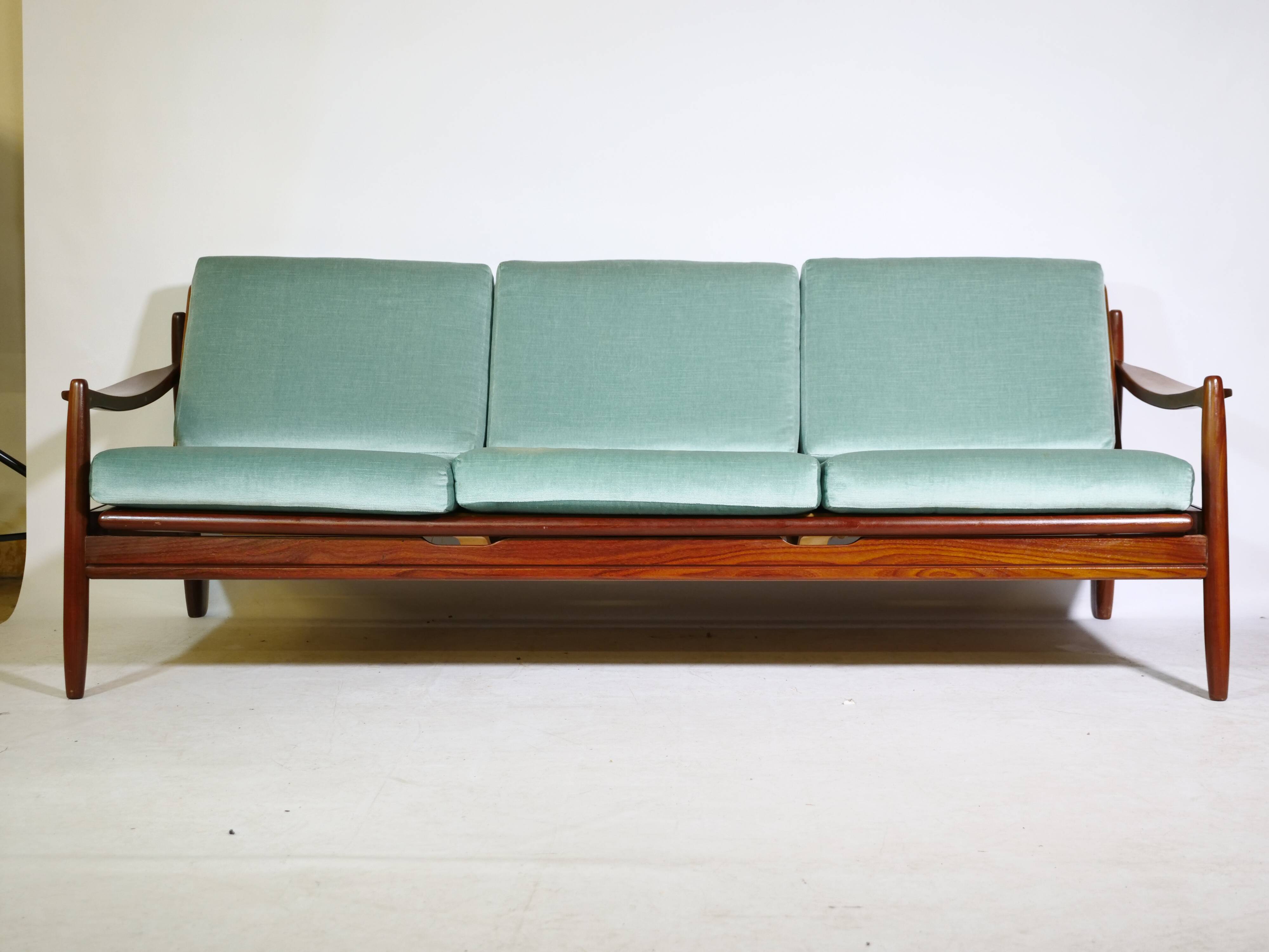 Mid-Century Teak Daybed Sofa from Denmark, 1960s Design
