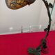 Articulated glass paste lamp, Art Nouveau