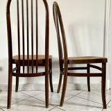 Pair of Baumann Eden caned chairs 1981