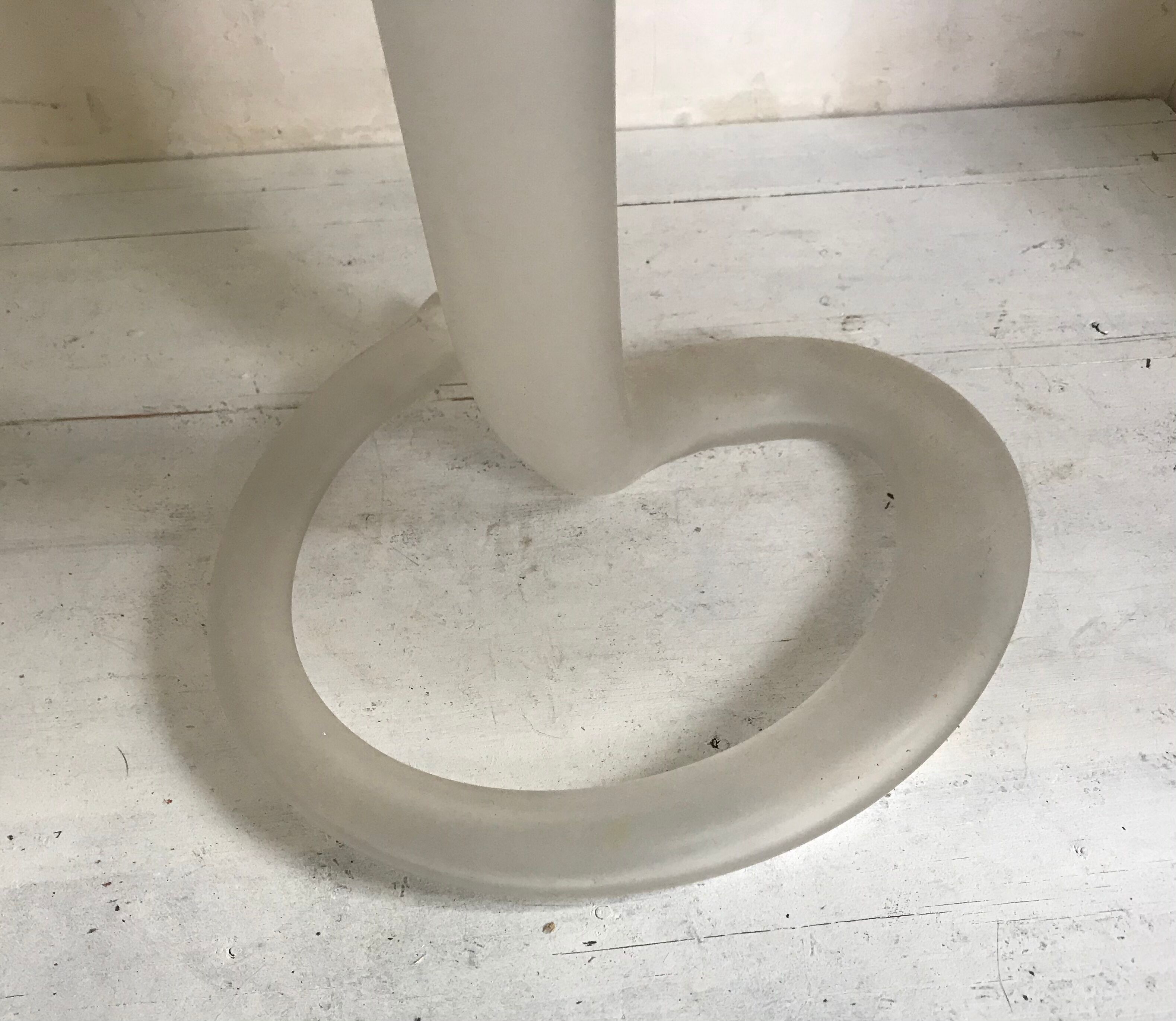 Art Nouveau style blown glass vase 50cm