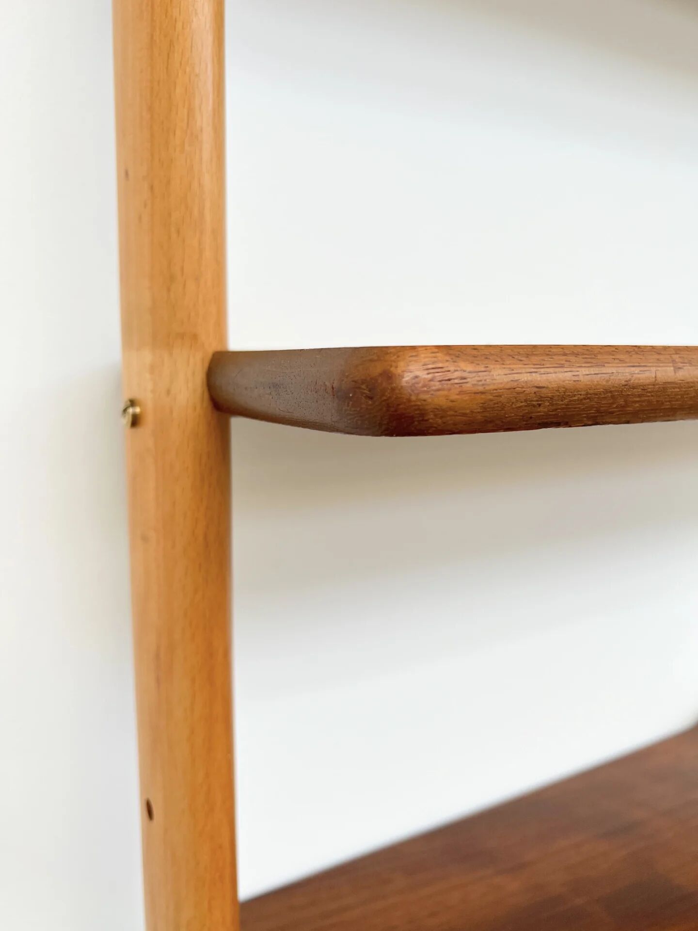 Wall system William Watting for Scanflex in teak and beech — 1960