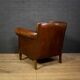 Ensemble de fauteuils en peau de mouton hollandais avec repose-pied