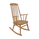 Scandinavian rocking-chair light beech