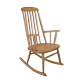 Rocking-chair scandinave hêtre clair