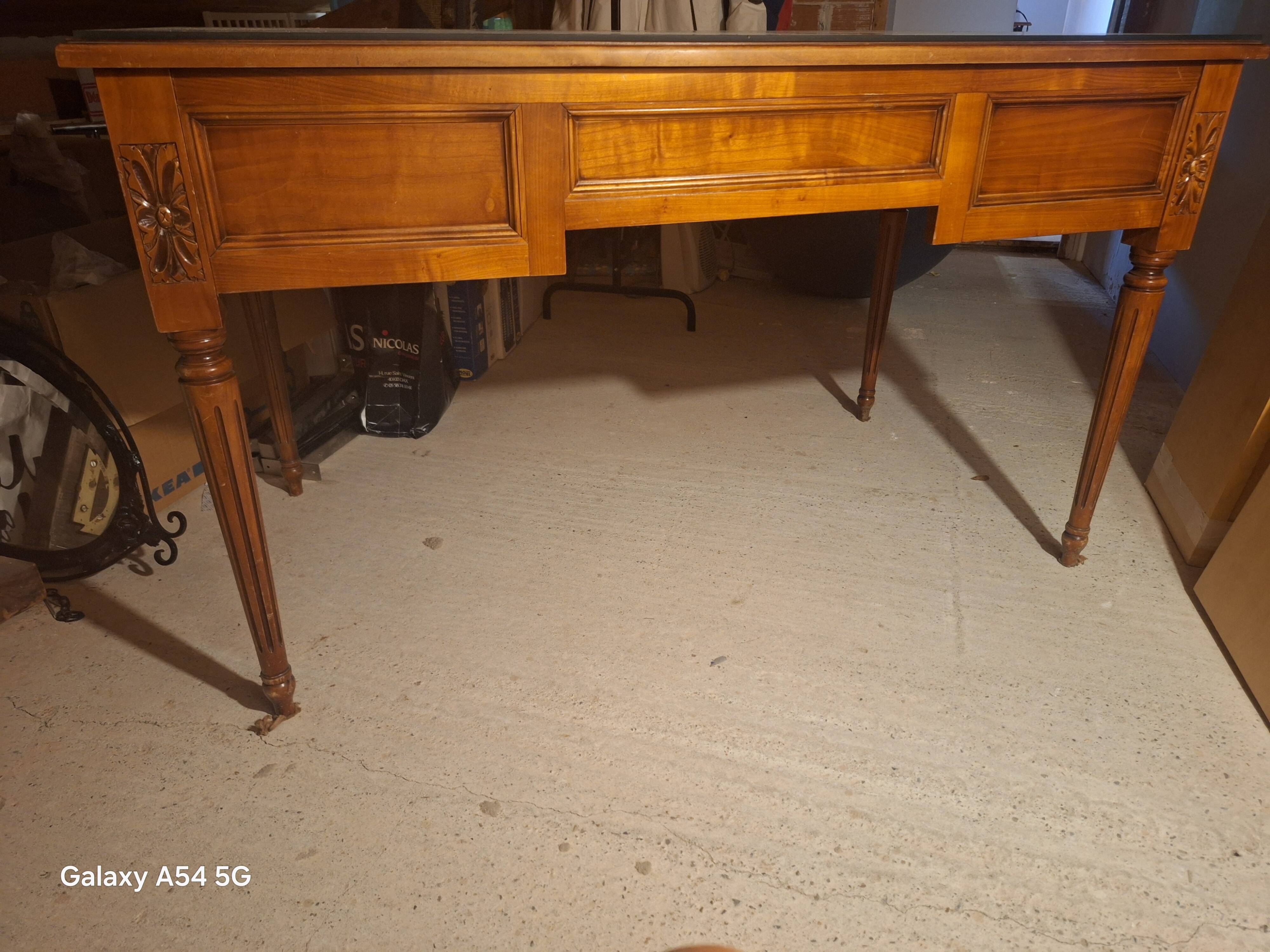 Cherry wood desk