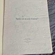 Tribute box 1993 Jean Cocteau containing 4 lithographs number 405/500