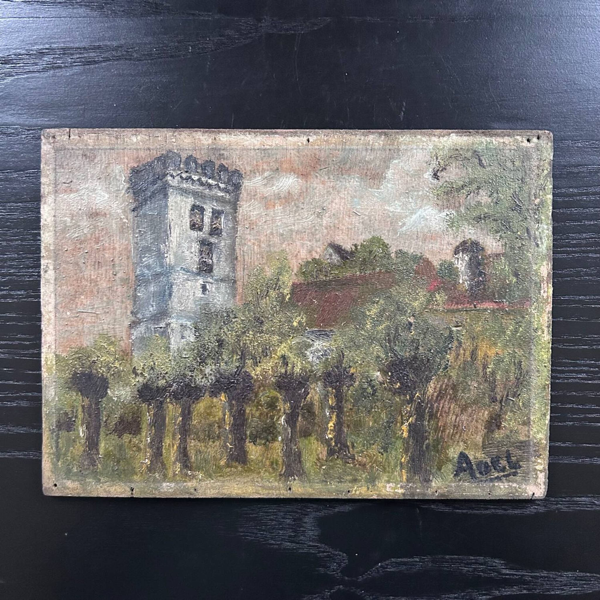 Petit tableau château