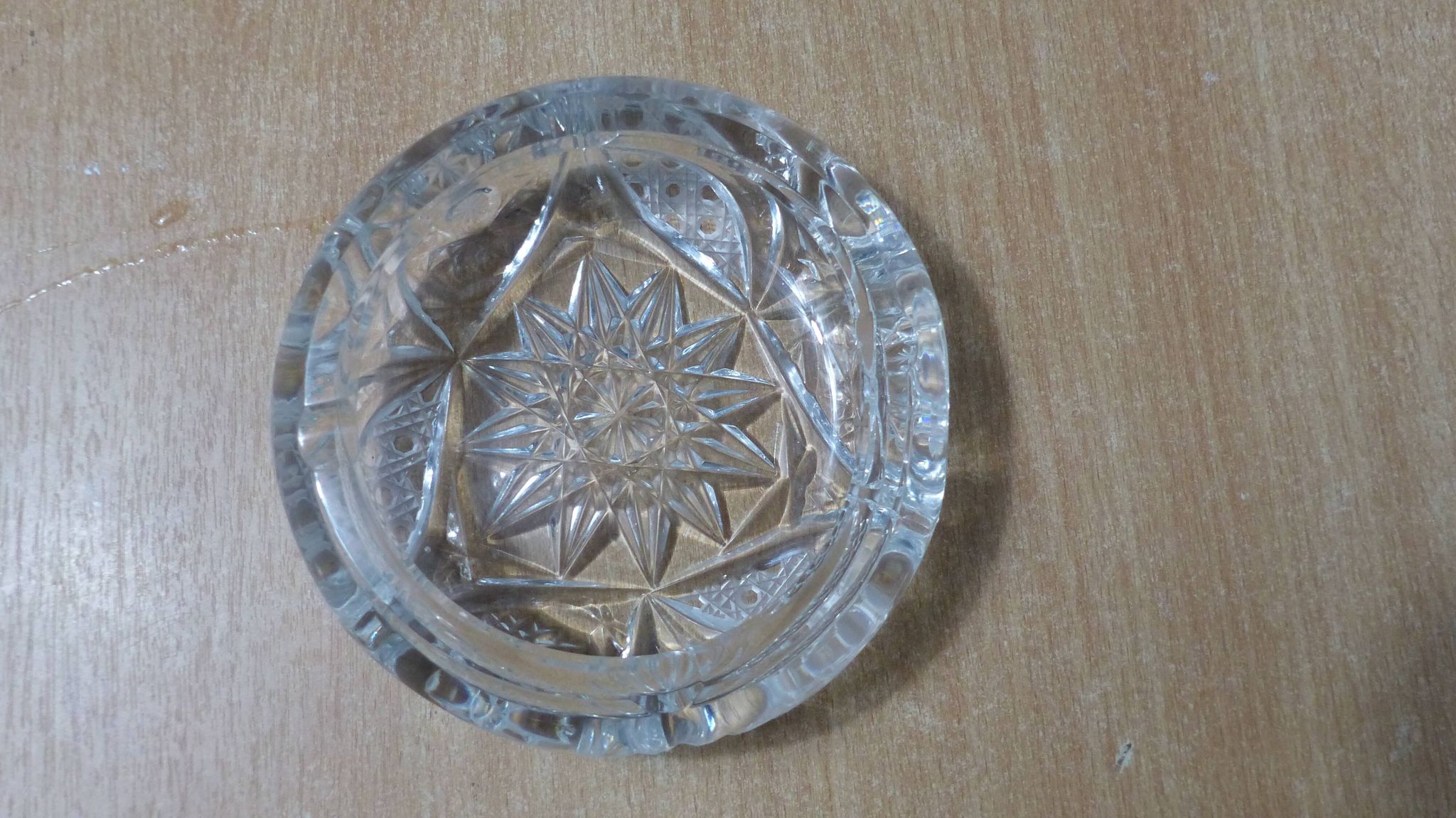 crystal ashtray