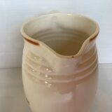 Antique pitcher jug with stencil pattern