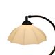 Banker's lamp - table lamp - opaline glass - brass - 3rd quarter of the 20t