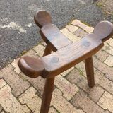 Brutalist tripod stool