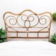 Bamboo and rattan headboard 160cm vintage 1960
