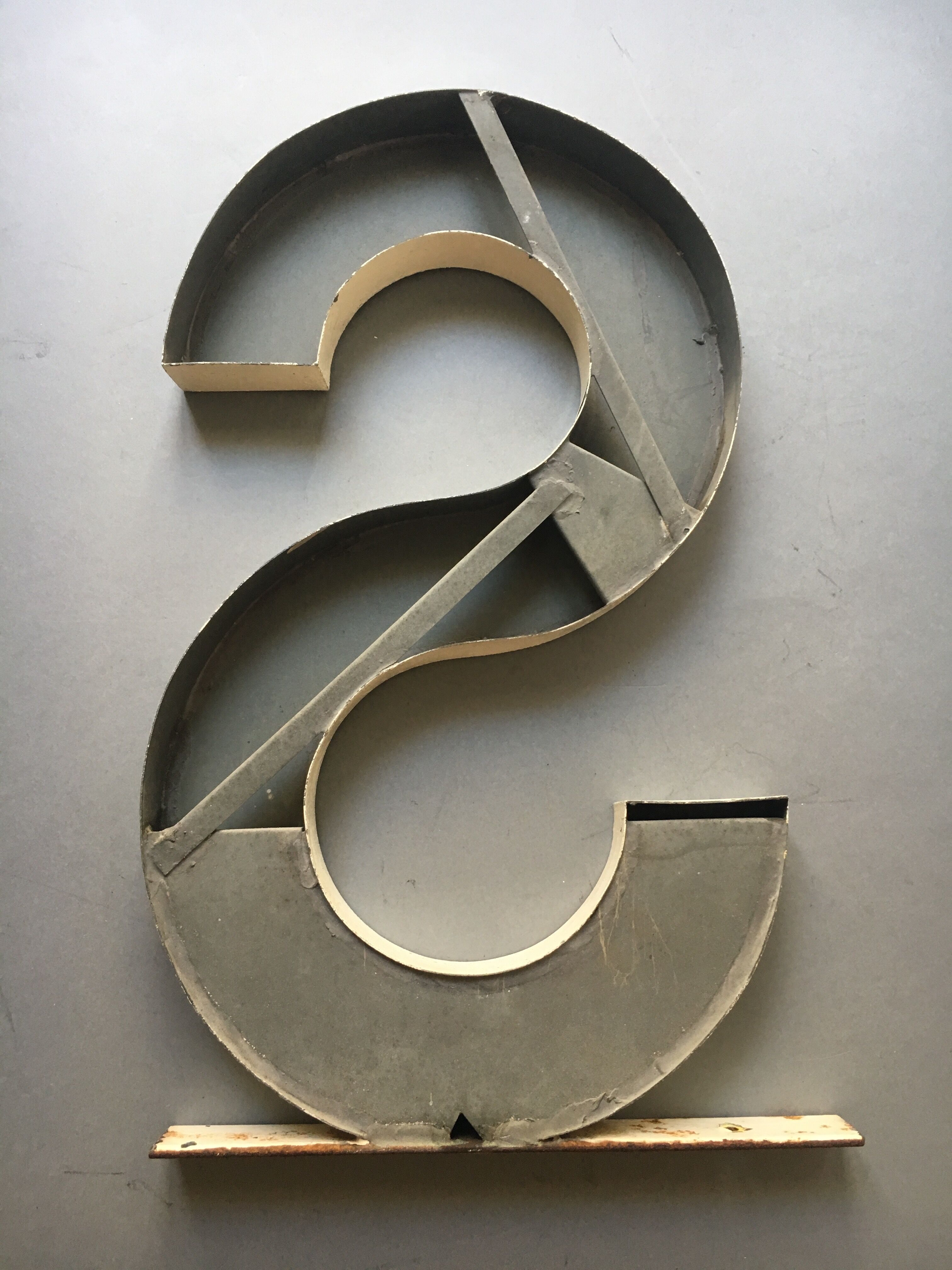 Old sign letter 40 cm vintage