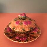 Jam in slip, Sarreguemines earthenware