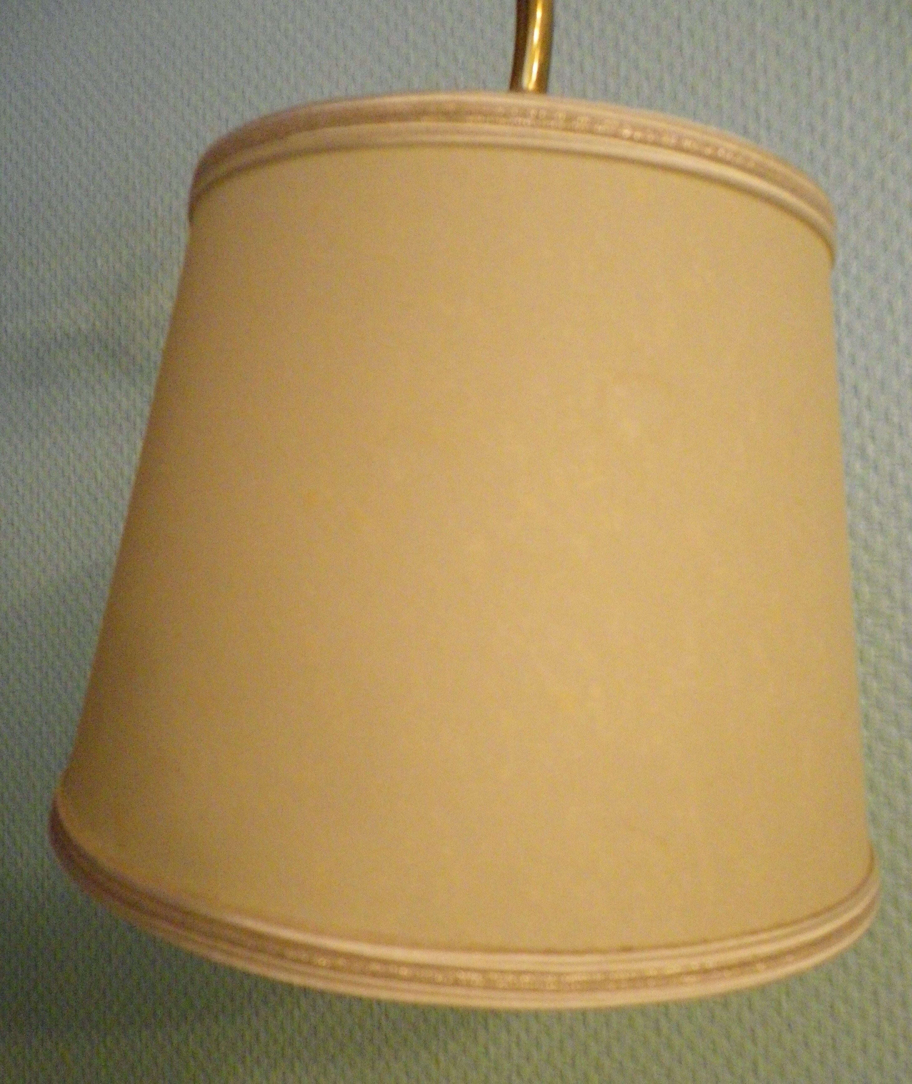Reclining table lamp by Koch & Lowy for OMI, brass, metal, fabric - Germany - 60s/70s