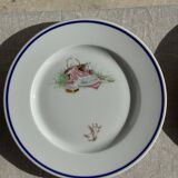 Set of 12 cheese plates France Chavroux 1990s D 21.5