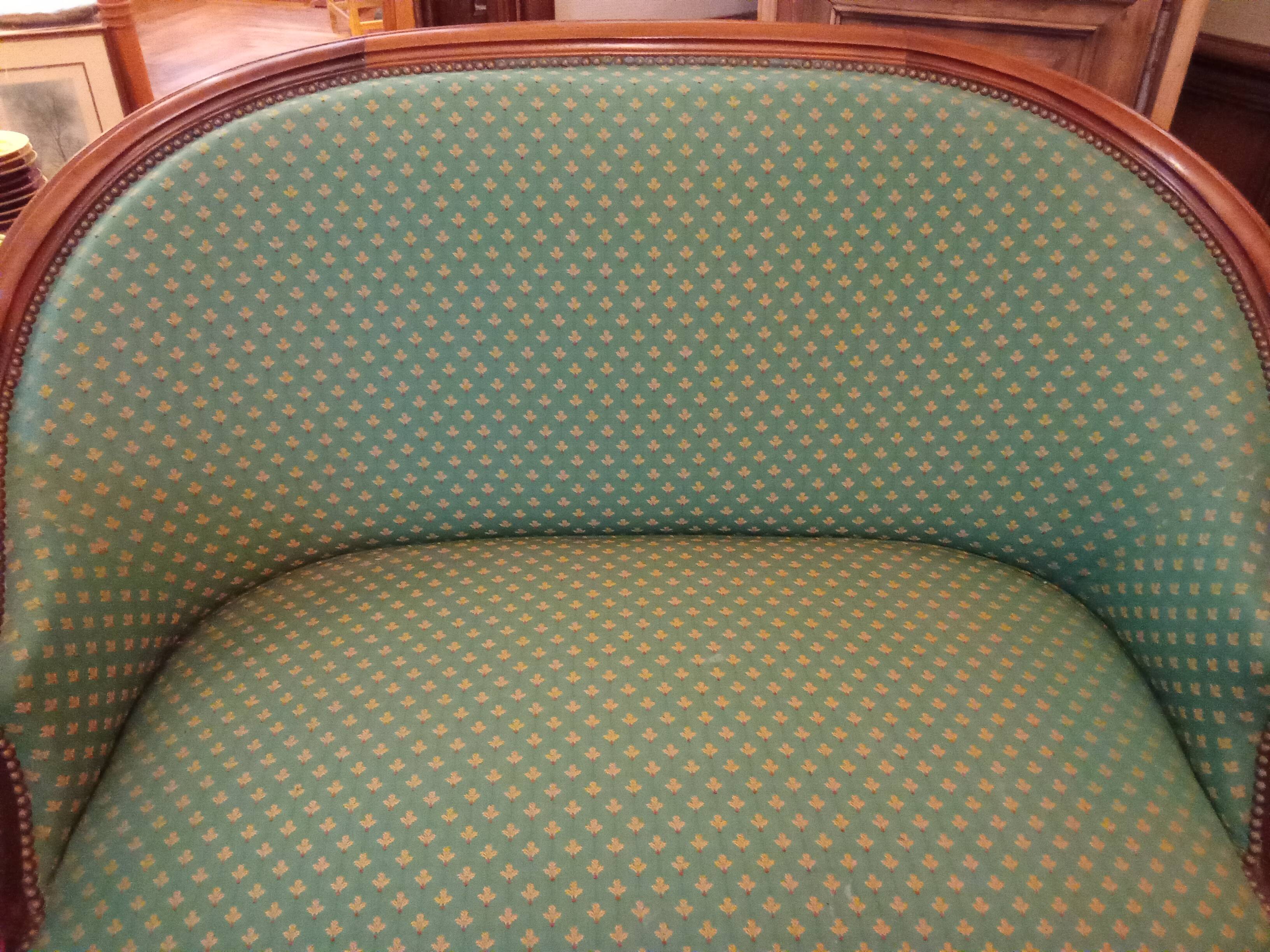 Ancienne banquette et ses deux chaises ancien salon  style Louis XV