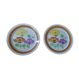 Assiettes porcelaine Digoin anémones Sarreguemines ancienne dp 0722127