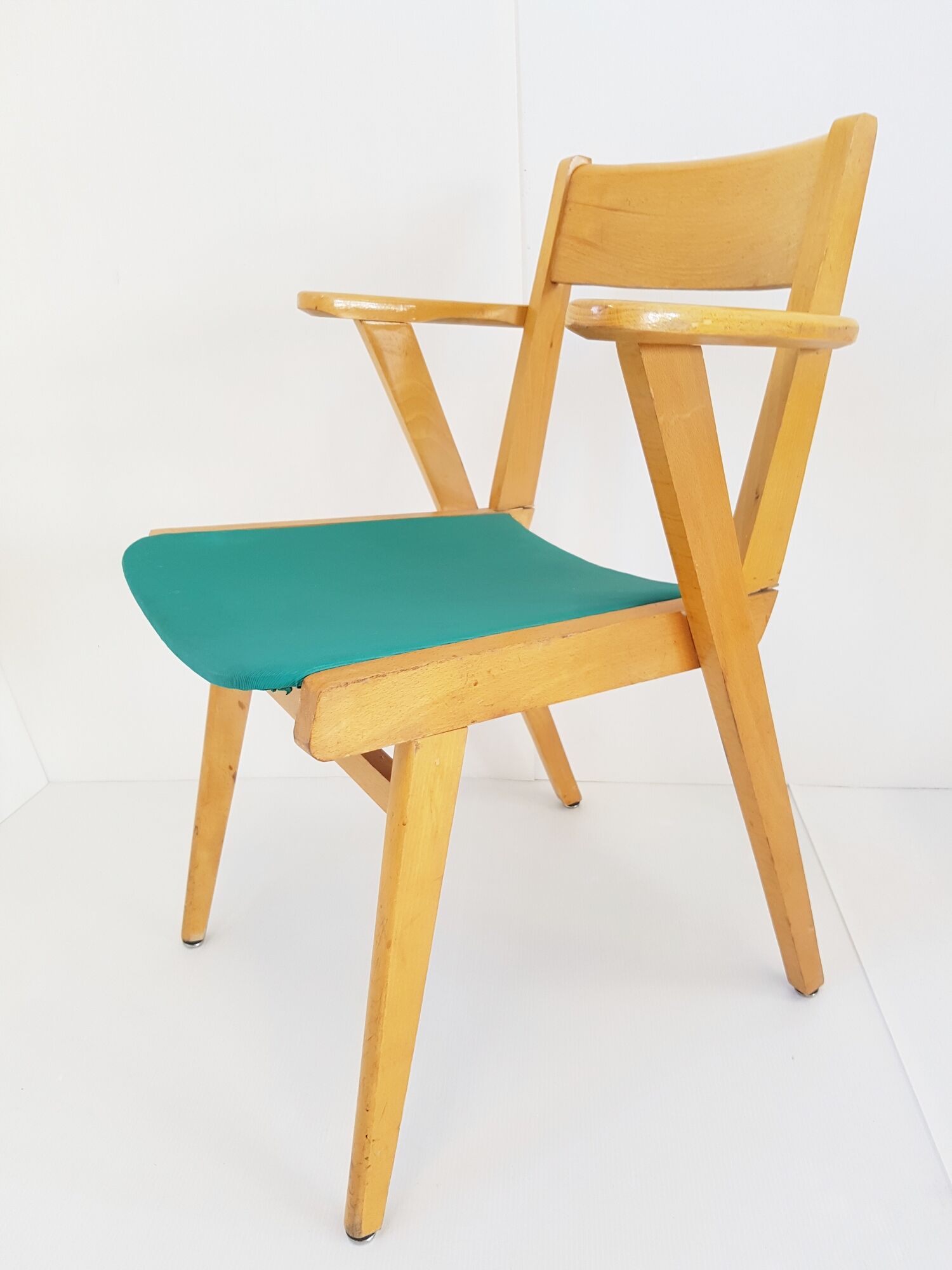 Set of 4 chairs chairs bridge 1950 vintage 50s rockabilly chairs zazou