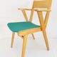 Set of 4 chairs chairs bridge 1950 vintage 50s rockabilly chairs zazou