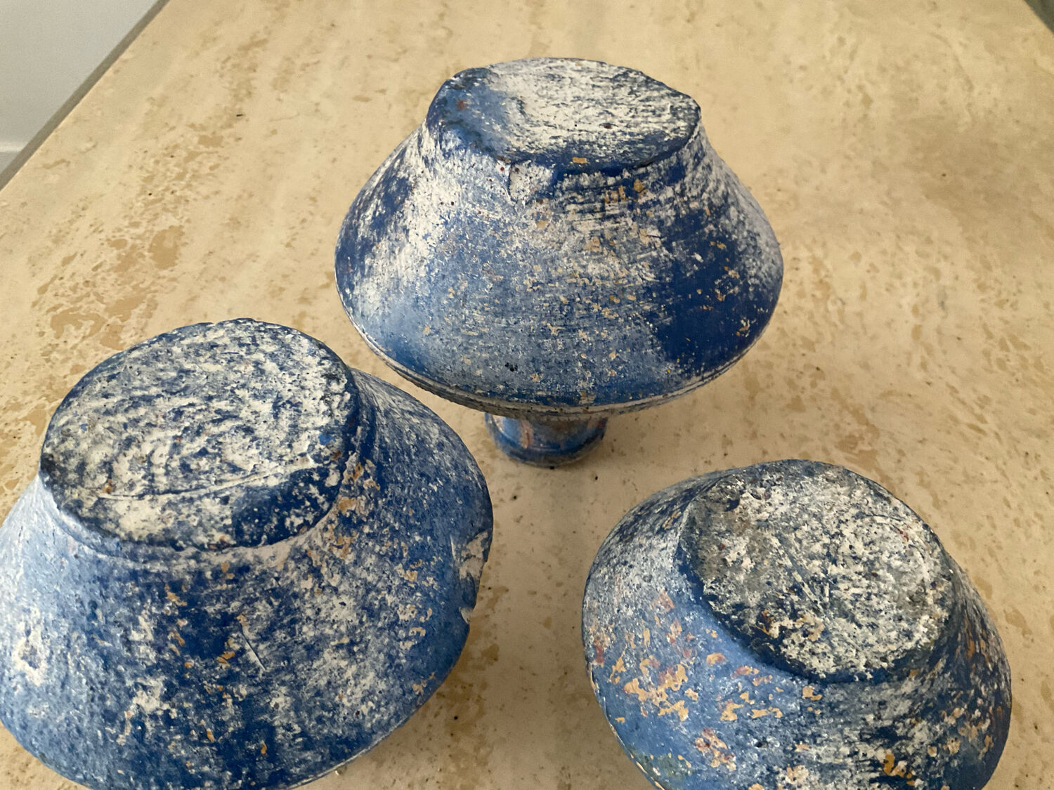 Trio of vintage ceramic vases