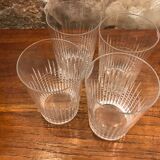4 Baccarat glasses