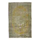 Turkish Anatolian Handmade Vintage Rug 265 cm x 172 cm