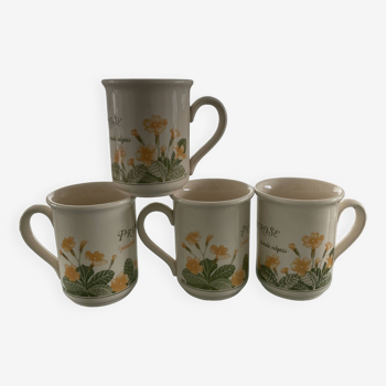 4 mugs Biltons made in England