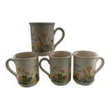 4 Biltons mugs made in England
