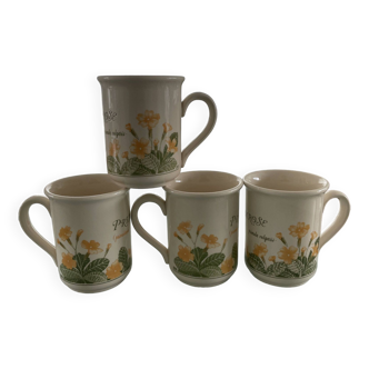4 mugs Biltons made in England