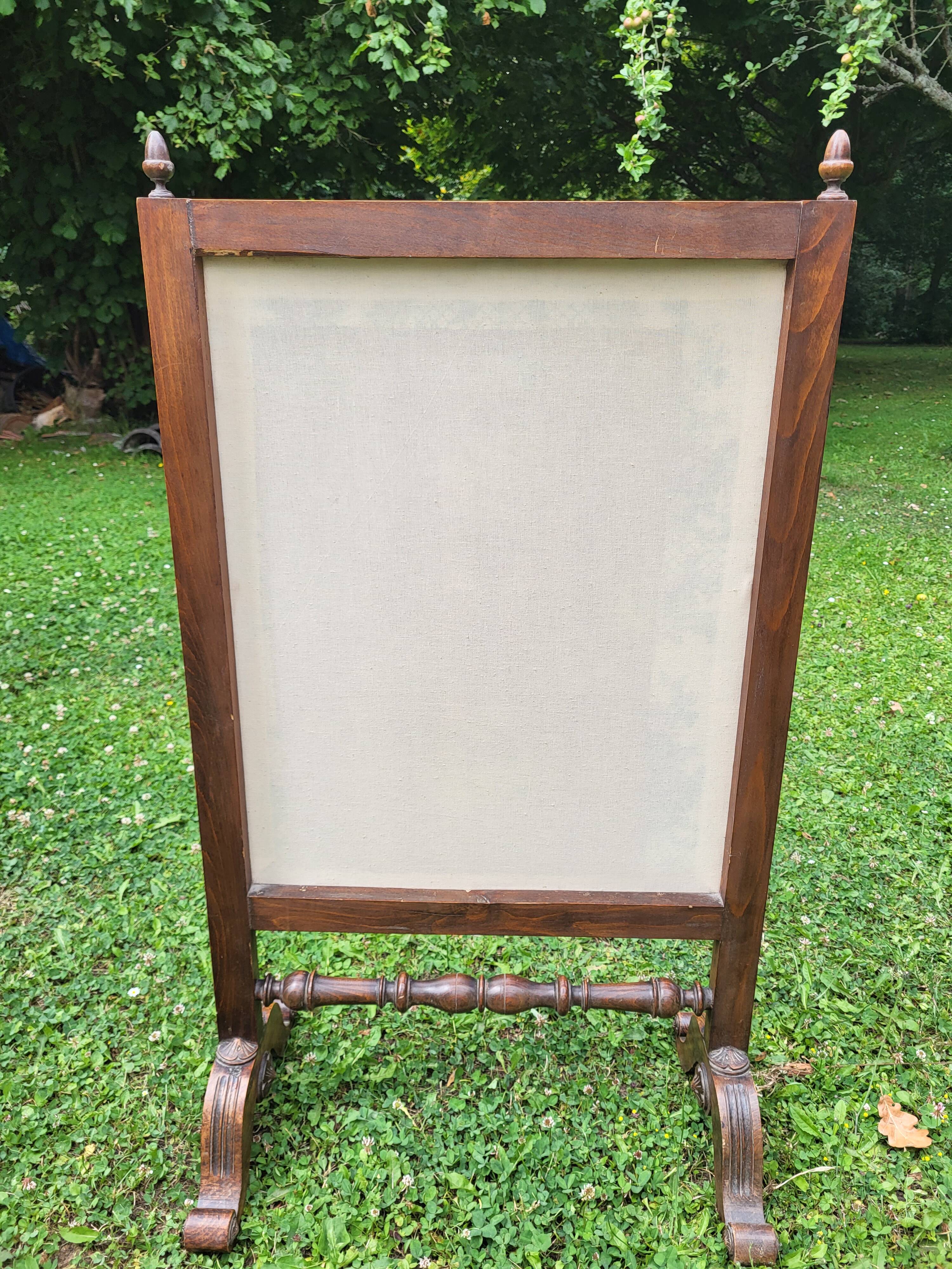 Old fireplace screen