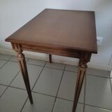 Side table solid wood varnished