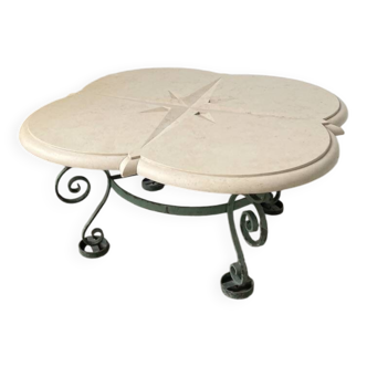 Table basse marbre étoilée 1900